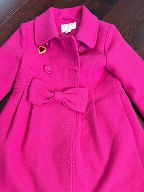 Kate Spade girls pink coat size 8